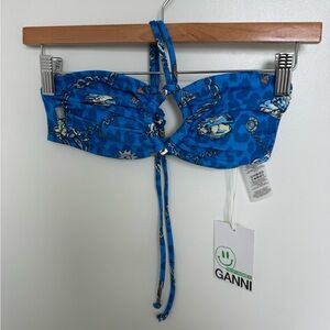 NWT Ganni Bikini Top